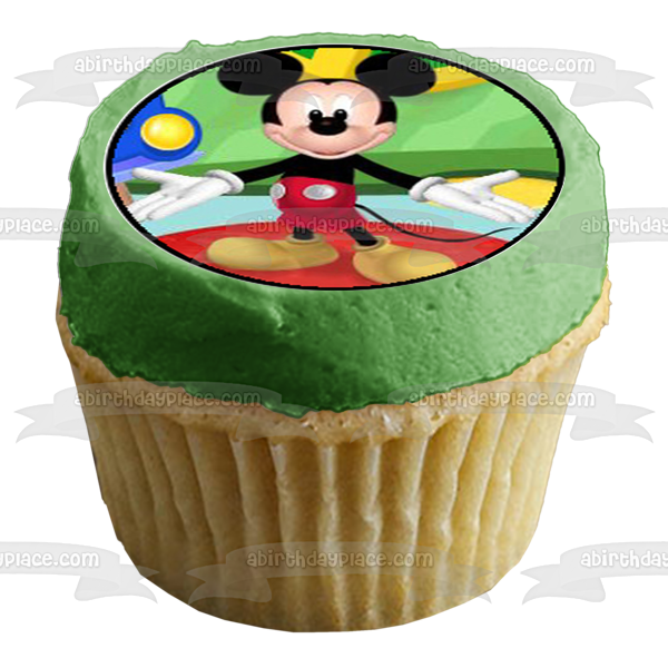 Mickey Mouse y sus amigos Pato Donald Daisy Duck y Minnie Mouse Adorno comestible para cupcakes Imágenes ABPID03930 