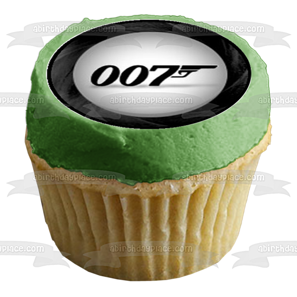 James Bond 007 Pierce Brosnan Sean Connery and Timothy Dalton Edible Cupcake Topper Images ABPID03956