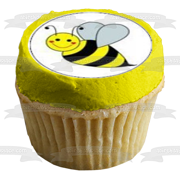 Bumble Bees Hives and Bvvvvvvvvvvvflowers Edible Cupcake Topper Images ABPID03966