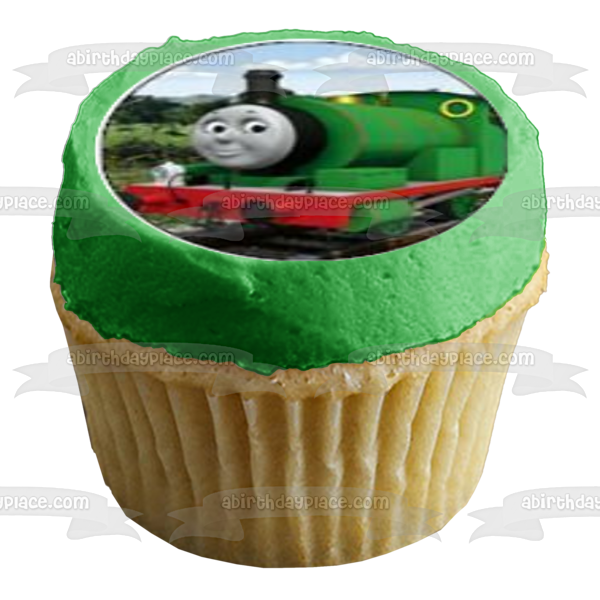 Thomas & Friends Thomas the Tank Engine James and Percy Edible Cupcake Topper Images ABPID04073