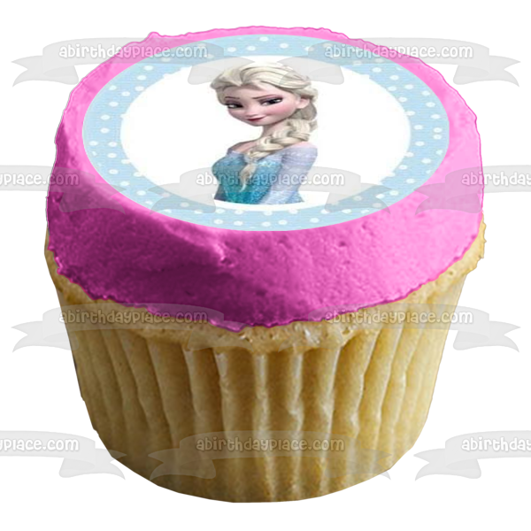 Frozen Anna Elsa Olaf and Sven Edible Cupcake Topper Images ABPID04138