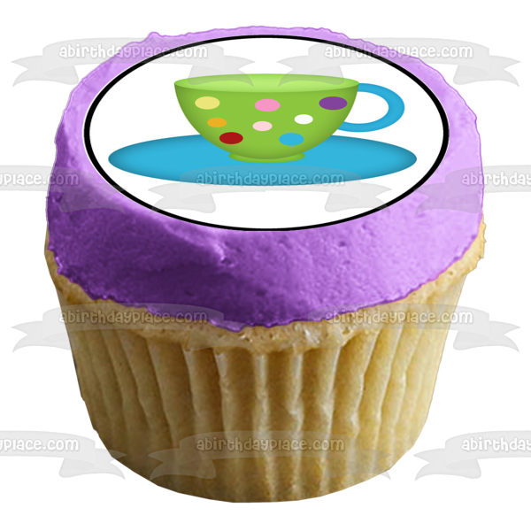 Alice In Wonderland Mad Hatter Cheshire Cat and an Ace of Spades Edible Cupcake Topper Images ABPID04145