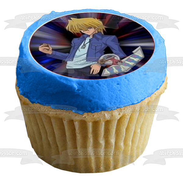 Yu-Gi-Oh! Yami Yugi Faraón Atem y Cuervo Hogan Imágenes comestibles para cupcakes ABPID04210 