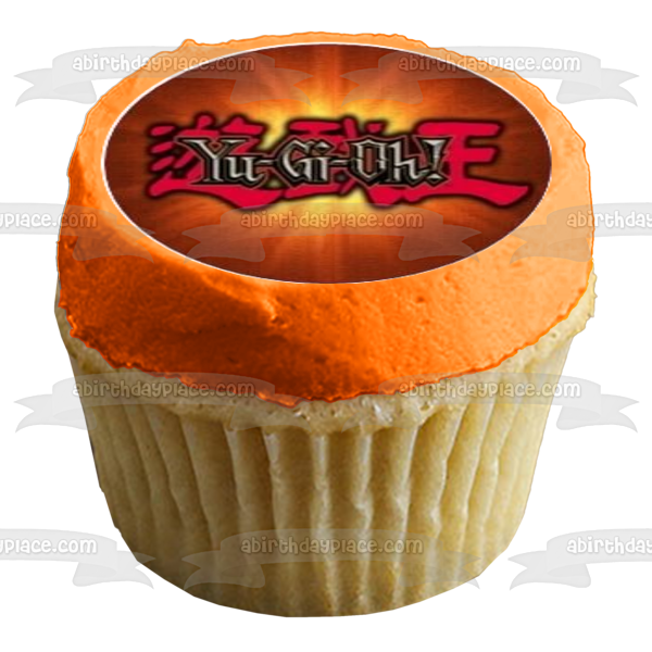 Yu-Gi-Oh! Yami Yugi Faraón Atem y Cuervo Hogan Imágenes comestibles para cupcakes ABPID04210 