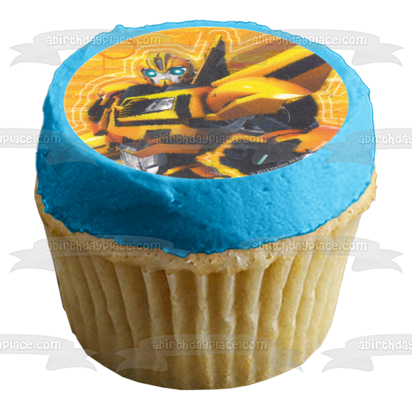 Transformers Optimus Prime and Bumblebee Autobots Edible Cupcake Topper Images ABPID04284