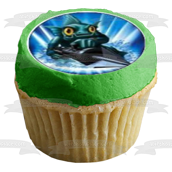 Imágenes de decoración comestible para cupcakes de Skylanders Spyro Eruptor y Stealth Elf ABPID04354 