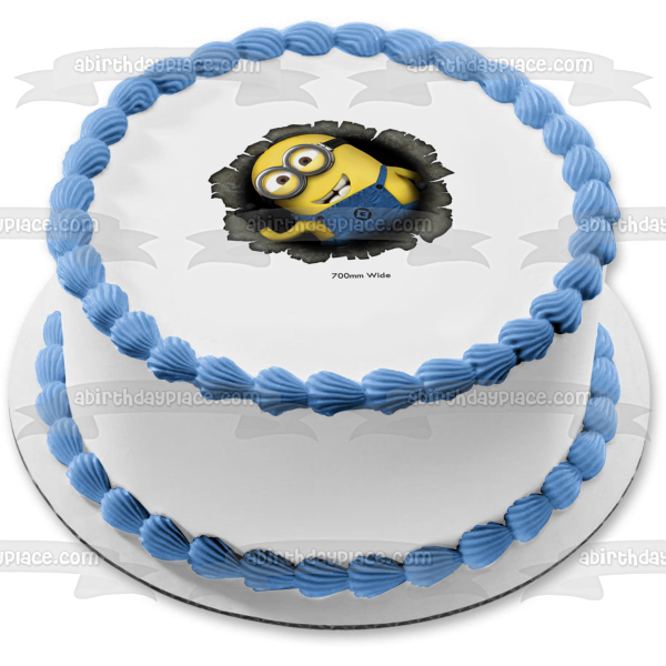 Despicable Me Minion Dave Edible Cake Topper Image ABPID06076