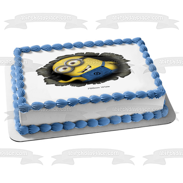 Despicable Me Minion Dave Edible Cake Topper Image ABPID06076