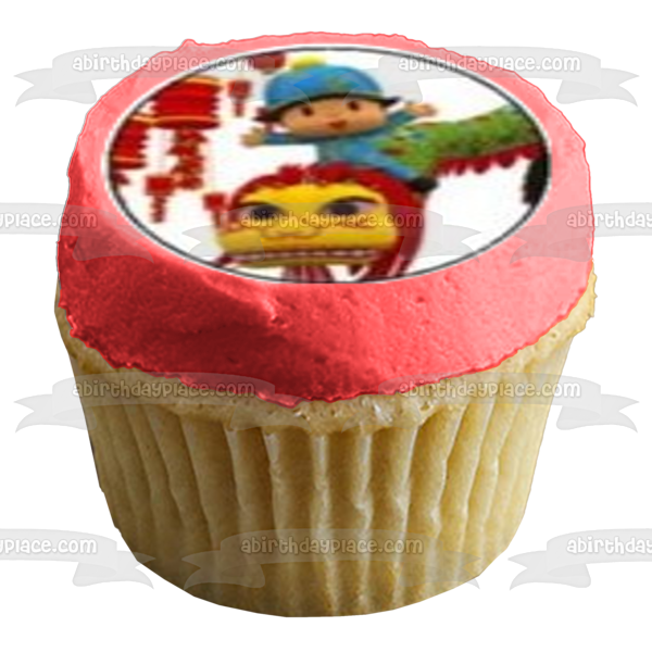 Pocoyo Pato Elly Loula and Sleepy Bird Edible Cupcake Topper Images ABPID04418