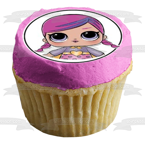 JAJAJA. Logotipo sorpresa Majorette Super BB y Cheer Captain Imágenes comestibles para cupcakes ABPID04432 