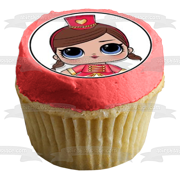 JAJAJA. Logotipo sorpresa Majorette Super BB y Cheer Captain Imágenes comestibles para cupcakes ABPID04432 