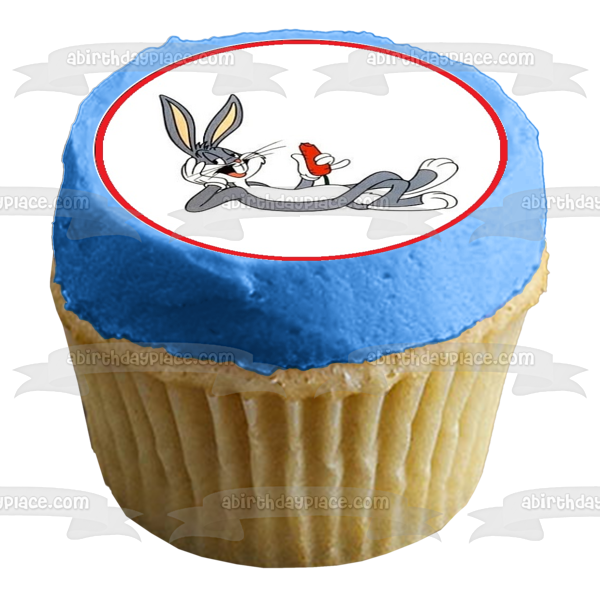 Loony Tunes  Bugs Bunny Tweety Sylvester Porky Pig and Marvin the Martian Edible Cupcake Topper Images ABPID04495