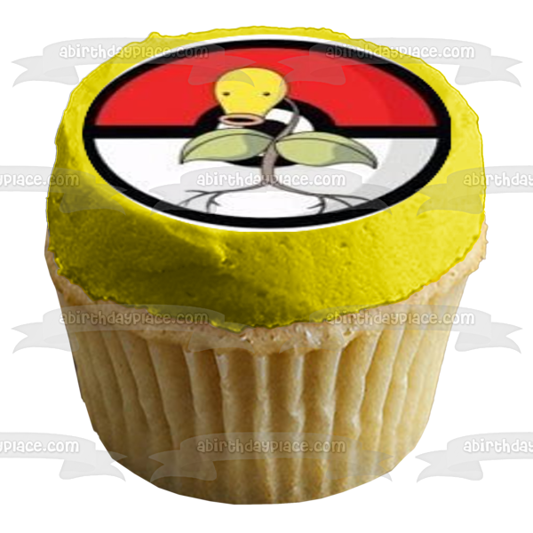 Pokemon Poke Ball's Squirtle Pikachu Snorlax Butterfree Charmander and Psyduck Edible Cupcake Topper Images ABPID04542