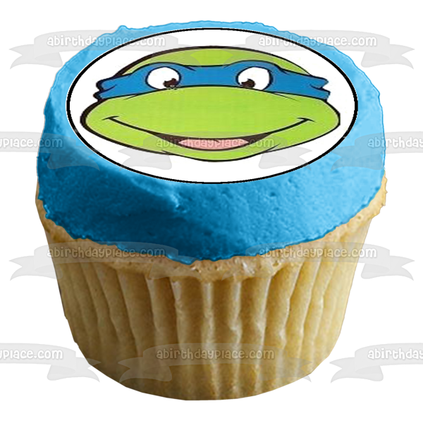 Teenage Mutant Ninja Turtles Tmnt Leonardo Donatello Raphael and Michelangelo Edible Cupcake Topper Images ABPID04695