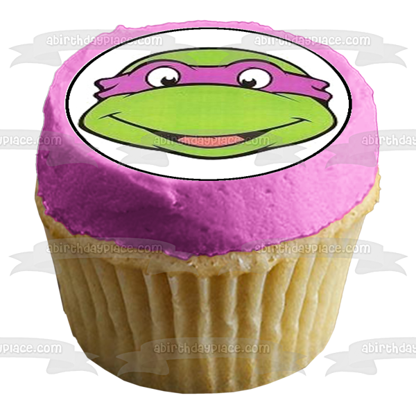 Teenage Mutant Ninja Turtles Tmnt Leonardo Donatello Raphael and Michelangelo Edible Cupcake Topper Images ABPID04695