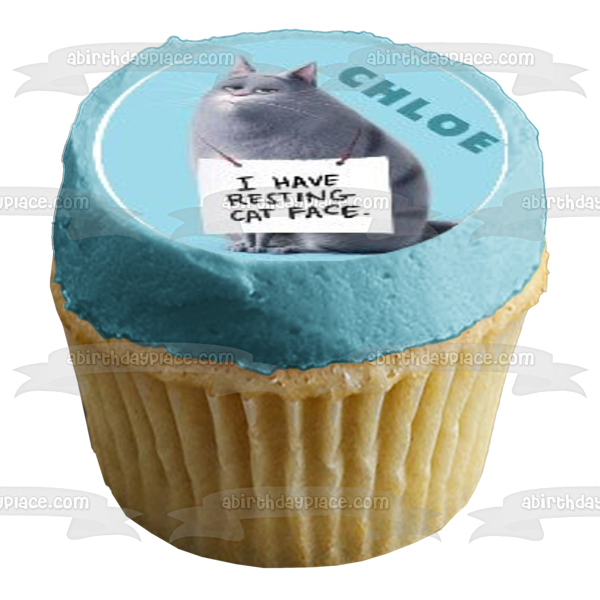 La vida secreta de las mascotas Chloe Buddy Duke Gidget Max Mel Pops Snowball Sweetpea y Mel Edible Cupcake Topper Imágenes ABPID04827 