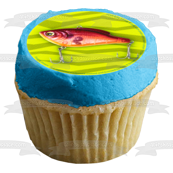 Fish Cupcake Toppers, Fishing Cupcake Toppers, Fishing Party