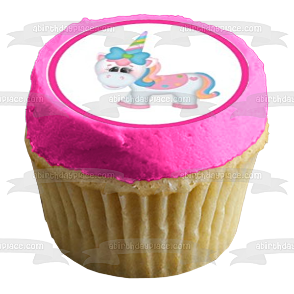 Princess Green Dragon Knight and Unicorns Edible Cupcake Topper Images ABPID04889