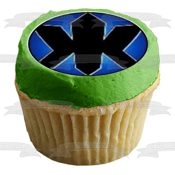 Power Samuri Logos Green Ranger Red Ranger Blue Ranger Gold Ranger and the Pink Ranger Edible Cupcake Topper Images ABPID04984