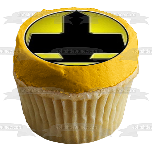 Power Samuri Logos Green Ranger Red Ranger Blue Ranger Gold Ranger and the Pink Ranger Edible Cupcake Topper Images ABPID04984