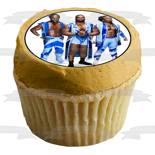 Imágenes de decoración comestible para cupcakes de los luchadores del cinturón de WWE Raw Smackdown ABPID05044 