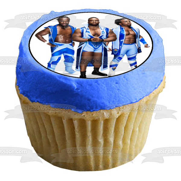 Imágenes de decoración comestible para cupcakes de los luchadores del cinturón de WWE Raw Smackdown ABPID05044 