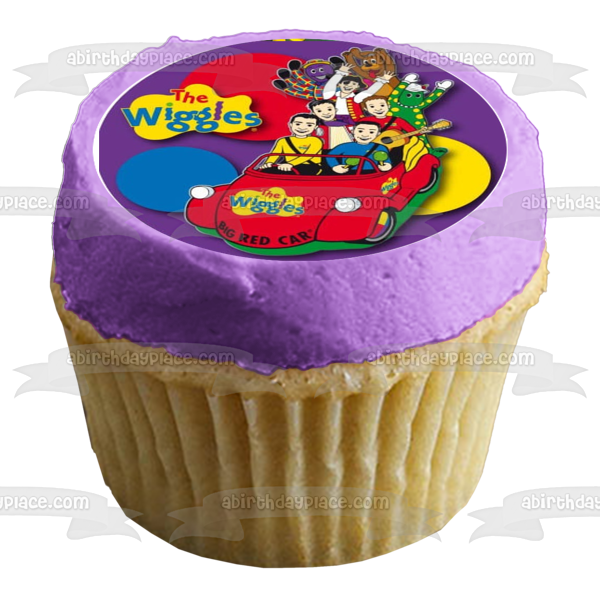 The Wiggles Logo Simon Emma and Anthony Edible Cupcake Topper Images ABPID05085