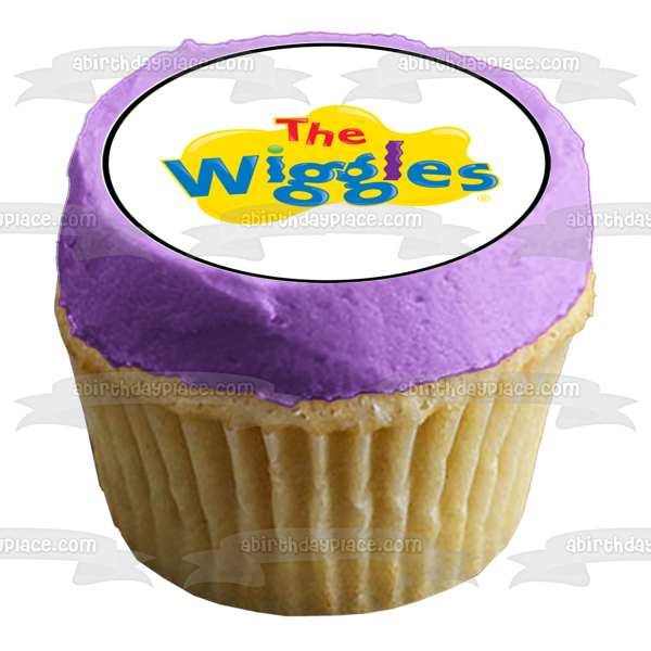 The Wiggles Logo Simon Emma and Anthony Edible Cupcake Topper Images ABPID05085