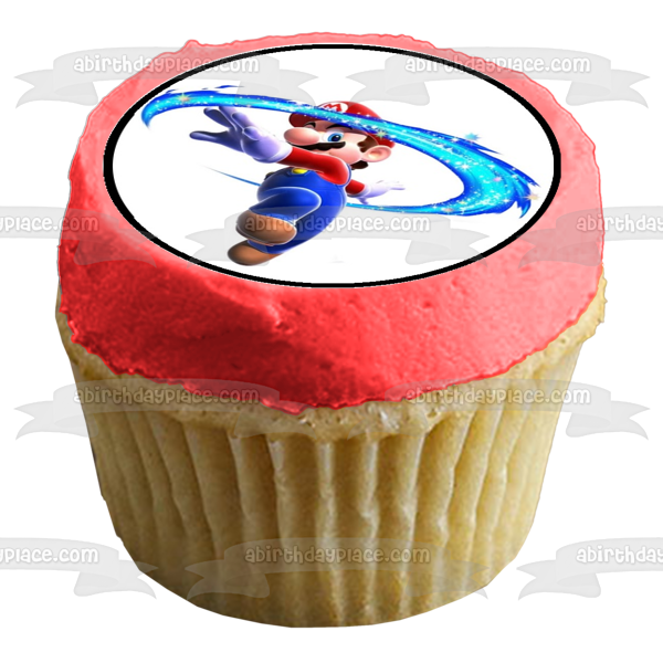 Super Mario Sonic the Hedgehog Edible Cupcake Topper Images ABPID05108