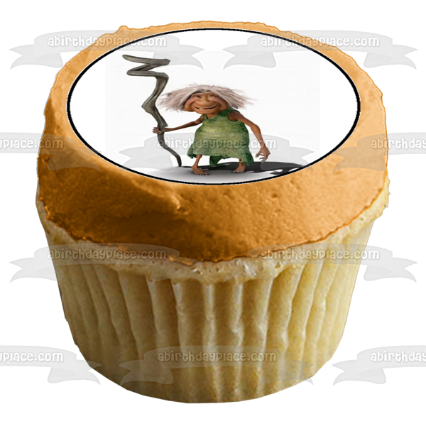 Croods Eep Guy Grug Ugga y Sandy Imágenes comestibles para cupcakes ABPID05218 