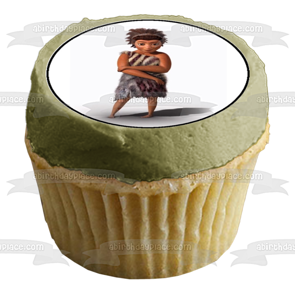 Croods Eep Guy Grug Ugga y Sandy Imágenes comestibles para cupcakes ABPID05218 