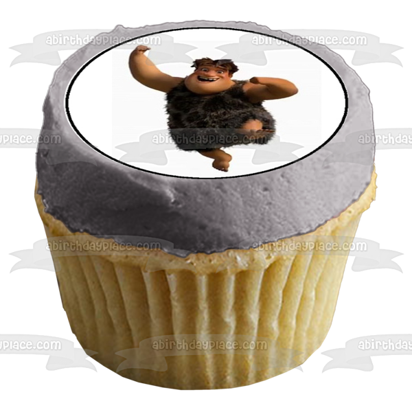 Croods Eep Guy Grug Ugga y Sandy Imágenes comestibles para cupcakes ABPID05218 