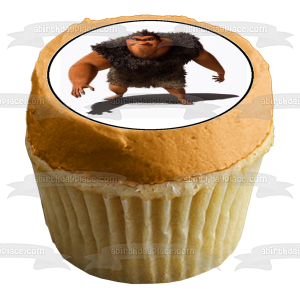 Croods Eep Guy Grug Ugga and Sandy Edible Cupcake Topper Images ABPID05218