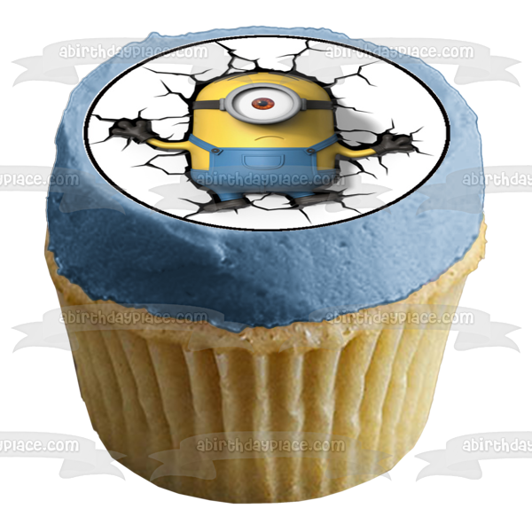 Minions Despicable Me Carl Jerry Mel y El Macho Imágenes comestibles para cupcakes ABPID05226 