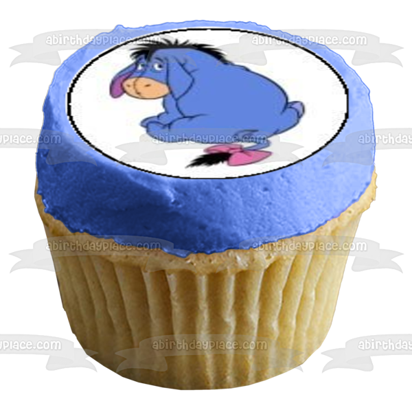 Winnie the Pooh Piglet Tigger and Eeyore Edible Cupcake Topper Images ABPID05328