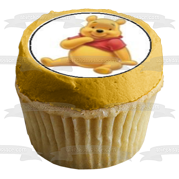 Winnie the Pooh Piglet Tigger and Eeyore Edible Cupcake Topper Images ABPID05328