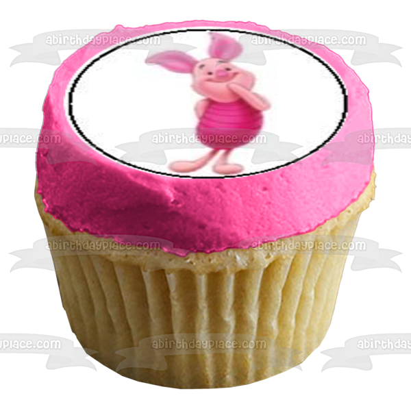 Winnie the Pooh Piglet Tigger and Eeyore Edible Cupcake Topper Images ABPID05328