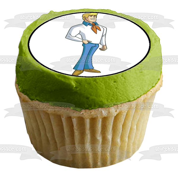 Scooby Doo Shaggy Velma Fred Daphne and Their Van Edible Cupcake Topper Images ABPID05347