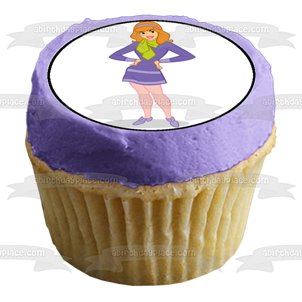 Scooby Doo Shaggy Velma Fred Daphne and Their Van Edible Cupcake Topper Images ABPID05347