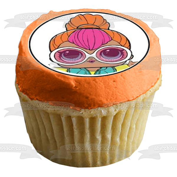 JAJAJA. Sorpresa Neon QT Kitty Queen y Coco QT Adorno comestible para cupcakes Imágenes ABPID05389 