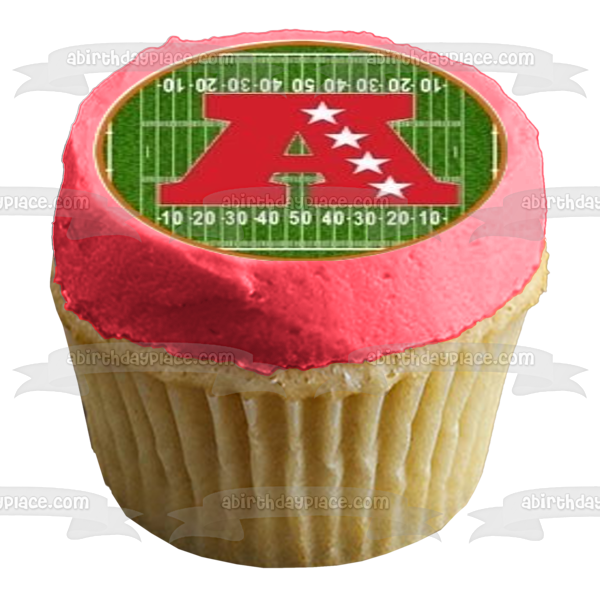 NFL Logos New England Patriots Cleveland Browns and the Seattle Seahawks Edible Cupcake Topper Images ABPID05545