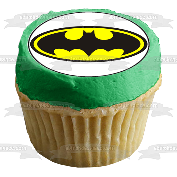 Imágenes de decoración comestible para cupcakes con el logotipo de LEGO Batman, el Joker y Robin, ABPID05400 