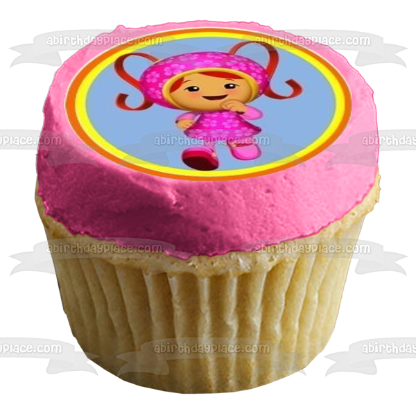 Team Umizoomi Milli Bot and Geo Edible Cupcake Topper Images ABPID05810