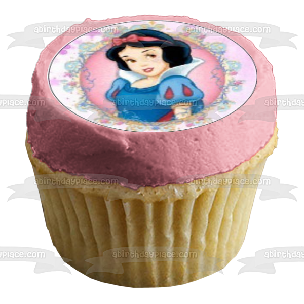 Princesses Cinderella Belle Ariel Snow White Jasmine and Aurora Edible Cupcake Topper Images ABPID05697