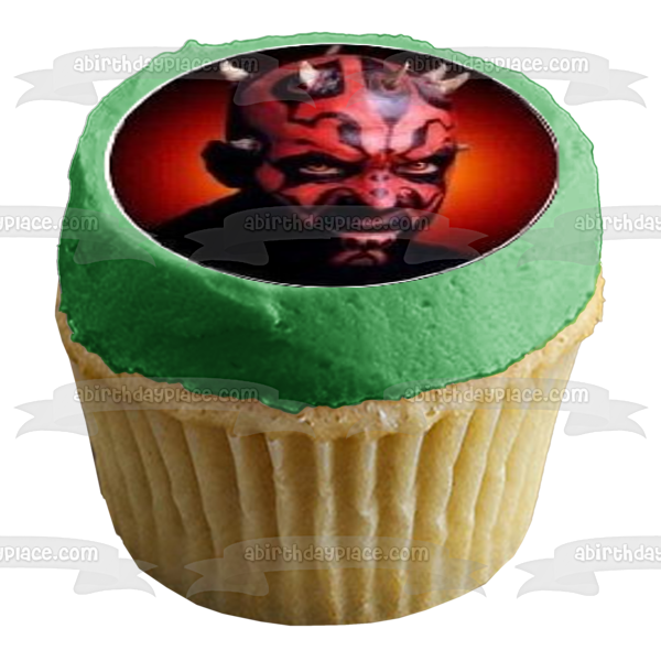 Star Wars Hans Solo Luke Skywalker Darth Vader and Yoda Edible Cupcake Topper Images ABPID05828