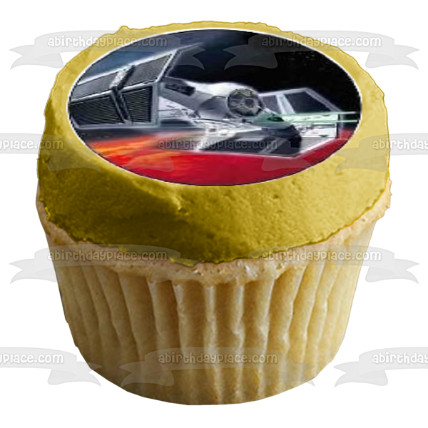 Star Wars Hans Solo Luke Skywalker Darth Vader and Yoda Edible Cupcake Topper Images ABPID05828