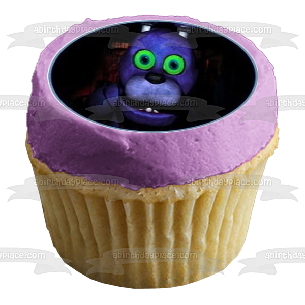 Five Nights at Freddy's Freddy Fazbear Bonnie and Foxy Edible Cupcake Topper Images ABPID05951