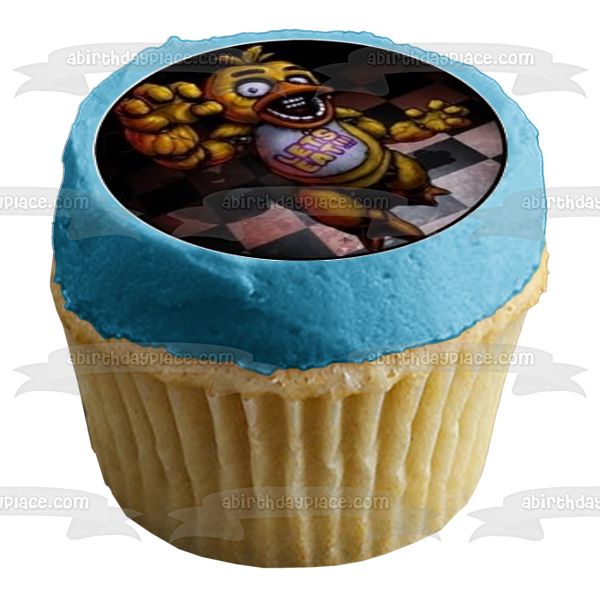 Five Nights at Freddy's Freddy Fazbear Bonnie and Foxy Edible Cupcake Topper Images ABPID05951