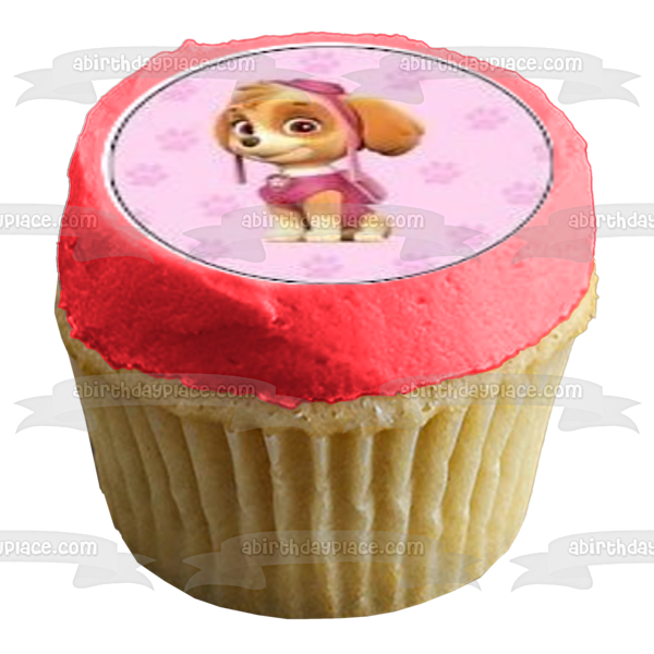 Paw Patrol Chase Everest Tracker Skye Zuma Marshall Rocky and Ryder Edible Cupcake Topper Images ABPID05857