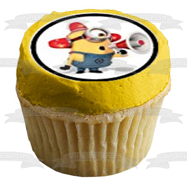 Despicable Me Minions Gru Agnes Margo Edith Stuart y Bob Imágenes comestibles para cupcakes ABPID05880 